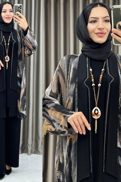 3384 Alin 3’lü Takım Siyah Siyah