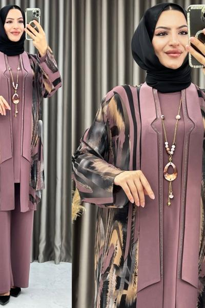 3384 Alin 3’lü Takım Gül Gül