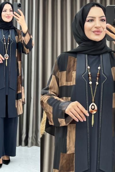 3390 Meyra  3 lü Takım Gri Gri