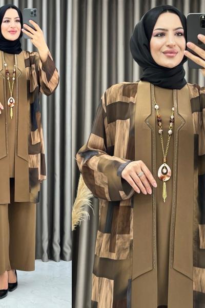 3390 Meyra  3 lü Takım Hardal  Hardal Sarısı