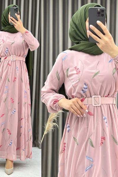 3396  Bulut Elbise Pudra Pudra