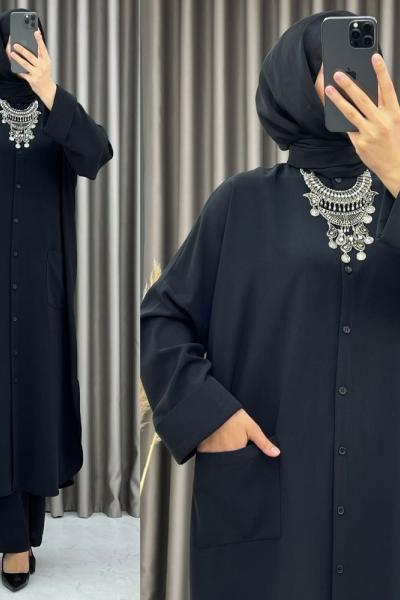 3450 Şehriban Takım Siyah Siyah