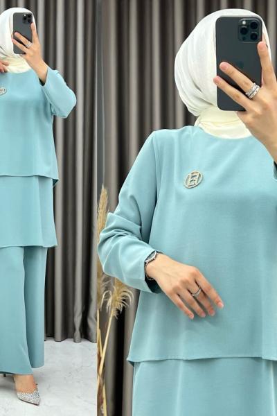 3471 Glam Takım Mint Mint Yeşili