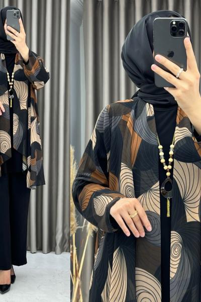 3482 Buse İkili Takım Siyah Siyah