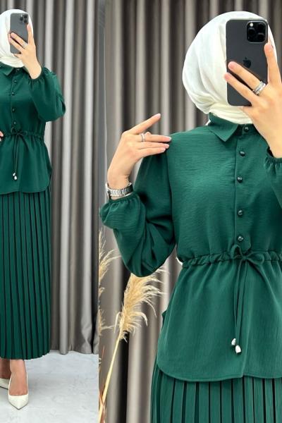 3489 Eftel Etekli Takım Zümrüt Zümrüt