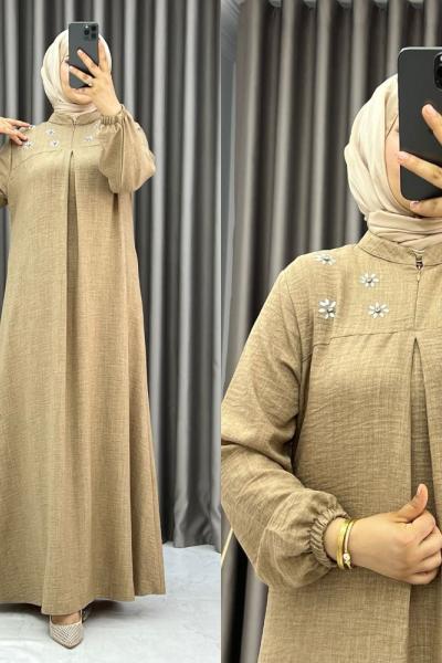 3510 Medy A Pile Elbise Vizon Vizon