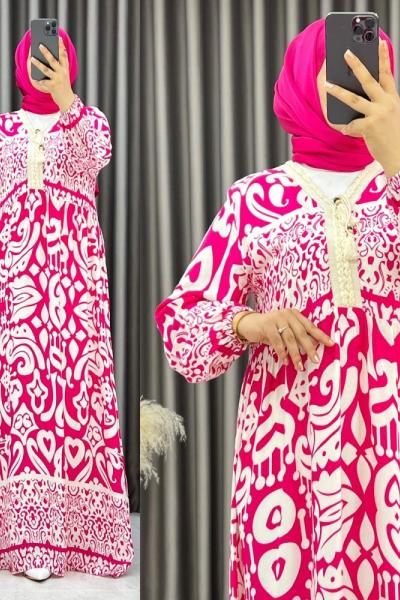 3547 Mira Elbise Pembe Pembe