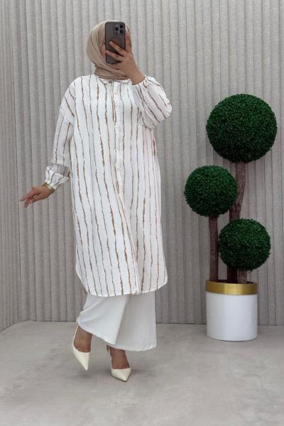 3930 Akça Takım Kahverengi