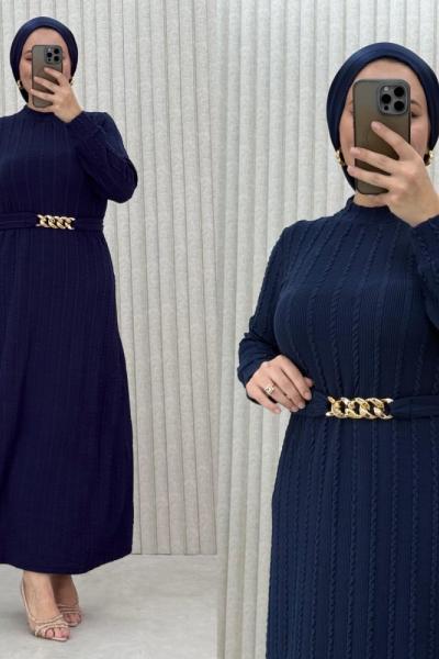 Aleyna Elbise  Lacivert