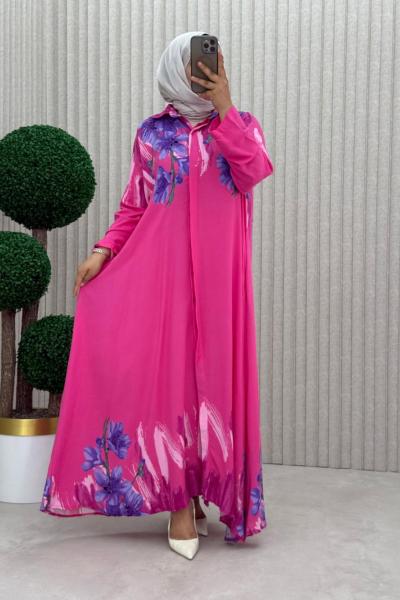 Anka Elbise Ferace Pembe