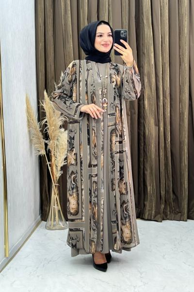 Arife Elbise Takım Vizon