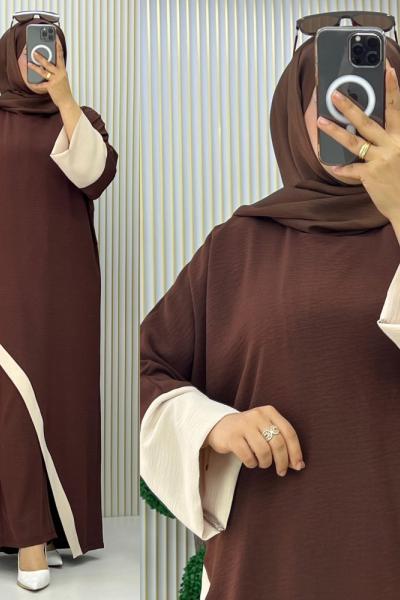 Aslı Salaş Takım Kahverengi