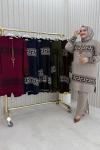 Athena Triko Pantolonlu Takım Bordo