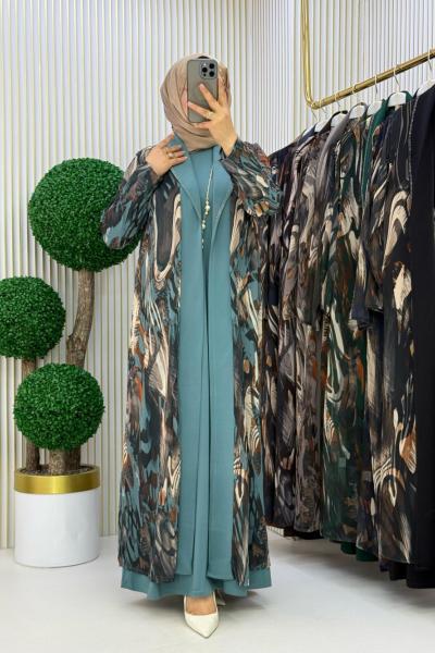 Ayda Elbise Takım Mint Yeşili