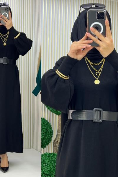 Belinay Elbise  Siyah