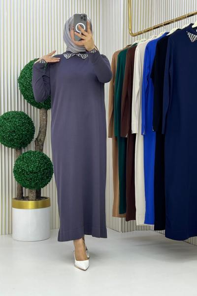 Bergüzar Elbise Füme