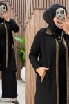 Berlin Pantolonlu Takım siyah gold