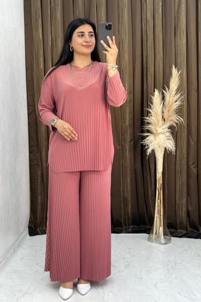 Berra Pantolonlu Takım Açık Pembe