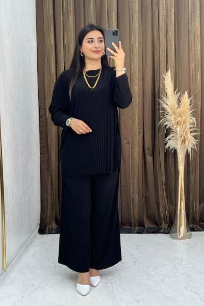 Berra Pantolonlu Takım Siyah