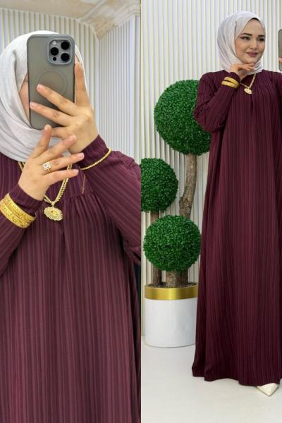 Berrak Elbise  Bordo