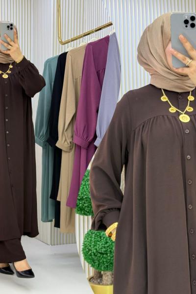 Betül Takım Kahverengi