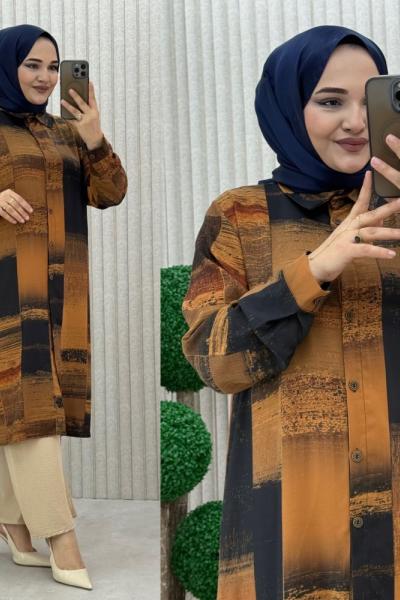 Birsen Tunik Lacivert