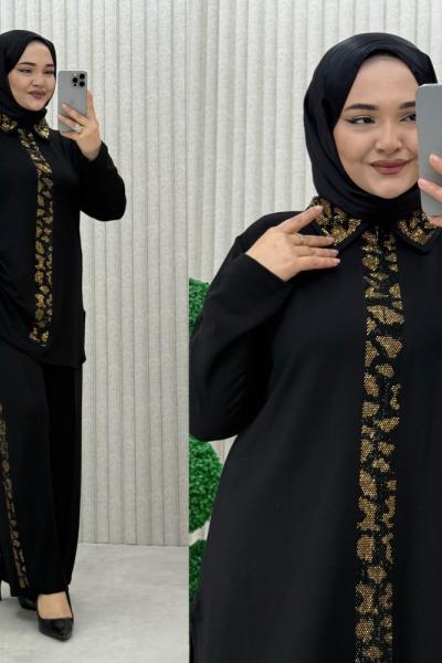 Ceren Takım siyah gold