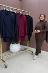 Dalia pantolonlu takım  Bordo