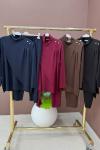 Dalia pantolonlu takım  Bordo