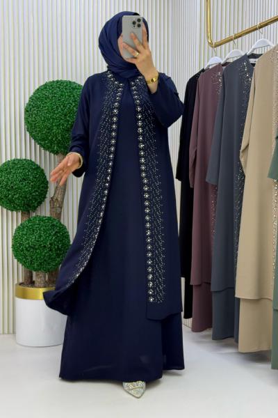 Defne Elbise Lacivert