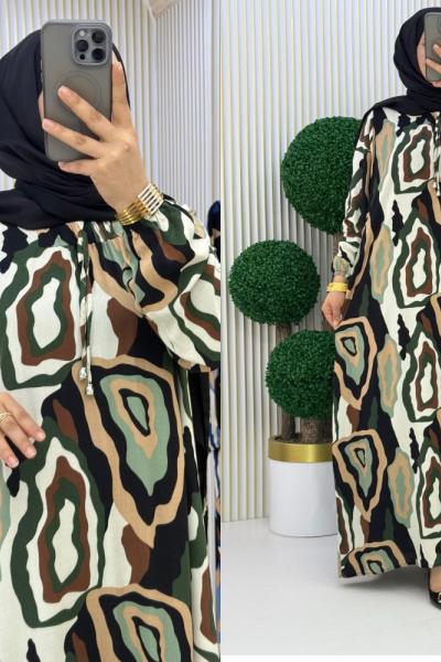 Dehliz Elbise Mint Yeşili