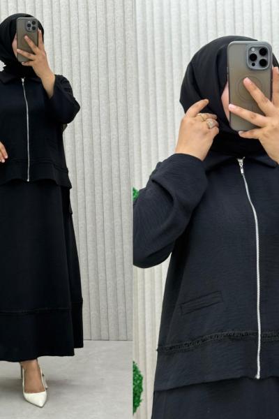 Derya Etekli Takım Siyah