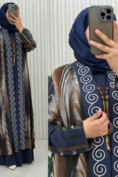 Döngü Elbise Takım Lacivert