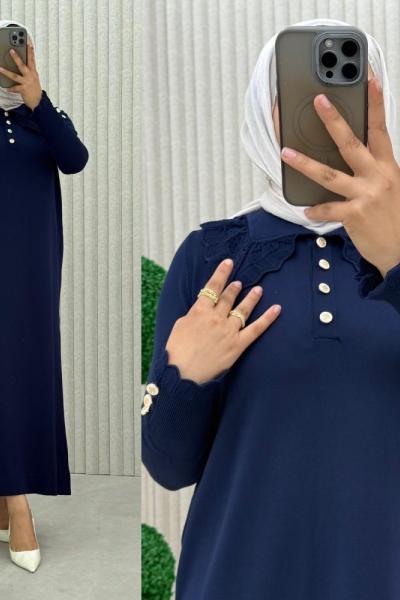 Efil Elbise Lacivert