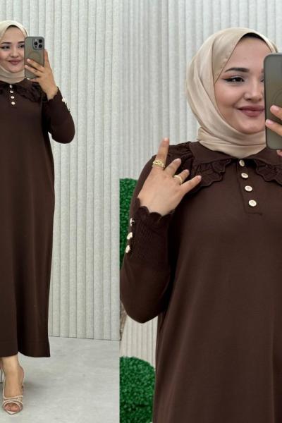 Efil Elbise Kahverengi