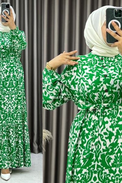 Efruz Elbise yeşil Yeşil