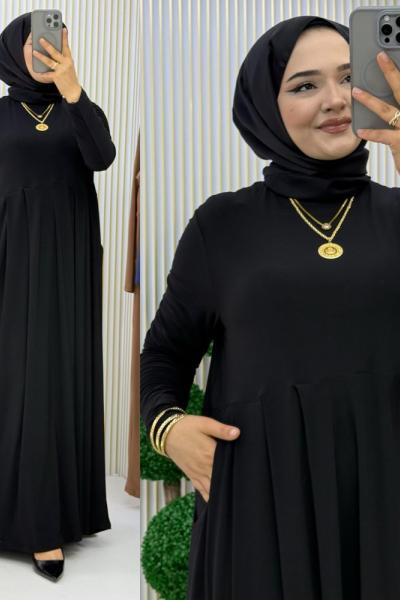 Esengül Elbise  Siyah