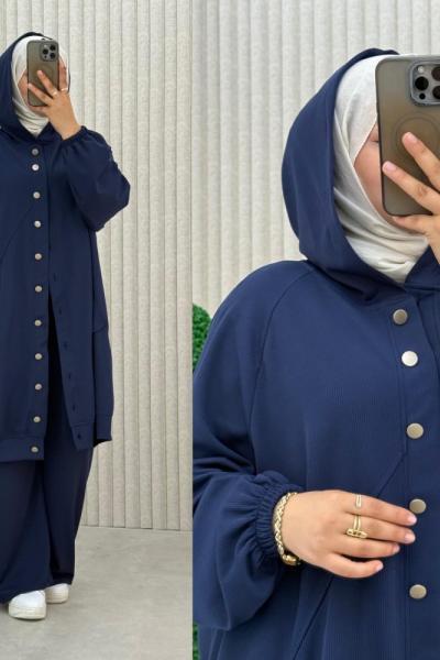 Fesleğen Takım Lacivert