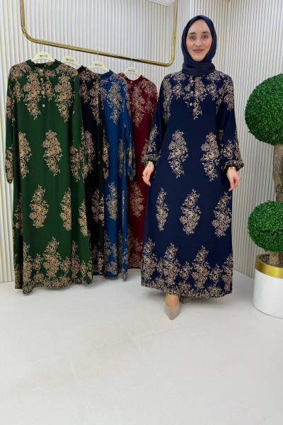 Fikriye Elbise Lacivert