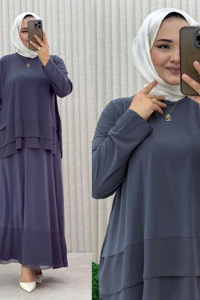 Fındık Etekli Takım  Antrasit