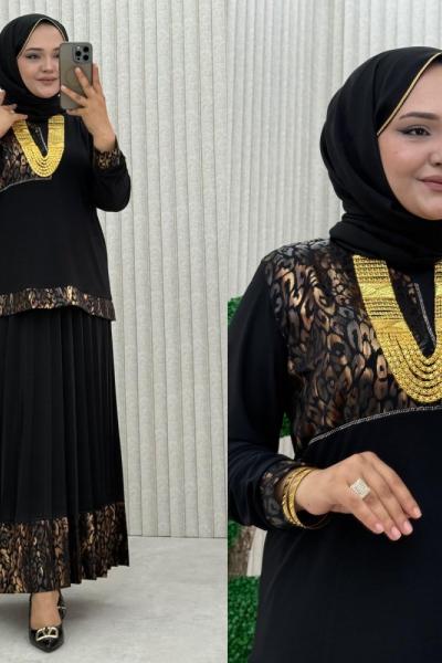 Funda Etekli Takım  Siyah