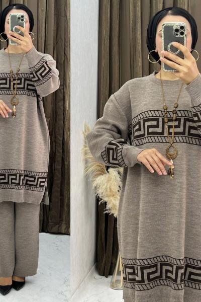 Gözde Triko Takım Vizon