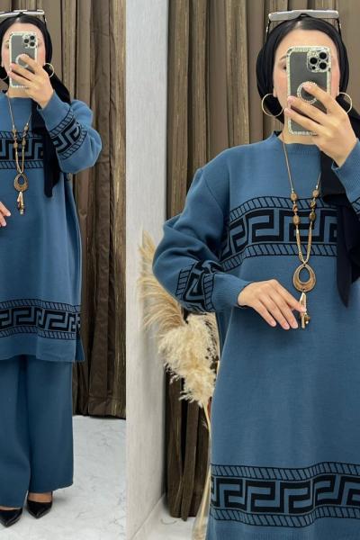 Gözde Triko Takım Mavi