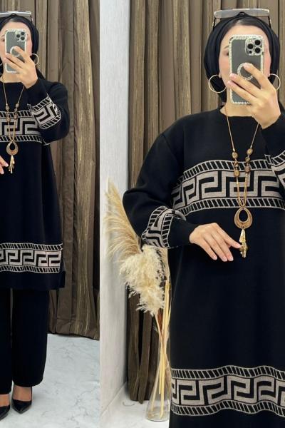 Gözde Triko Takım Siyah