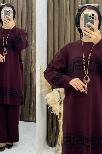 Gözde Triko Takım Bordo