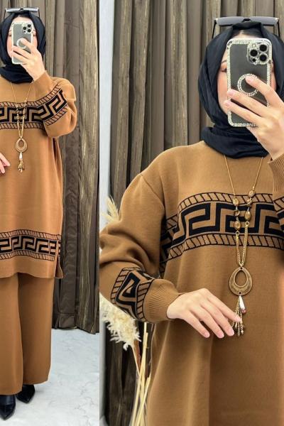 Gözde Triko Takım Hardal Sarısı