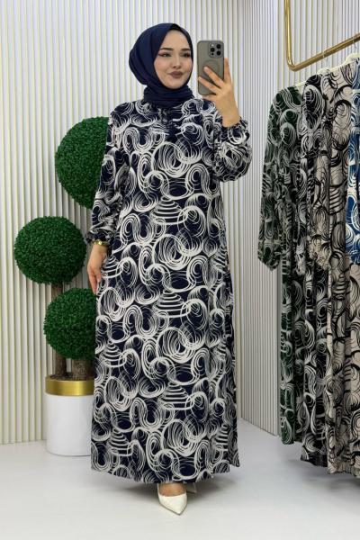 Gülgün Elbise  Lacivert