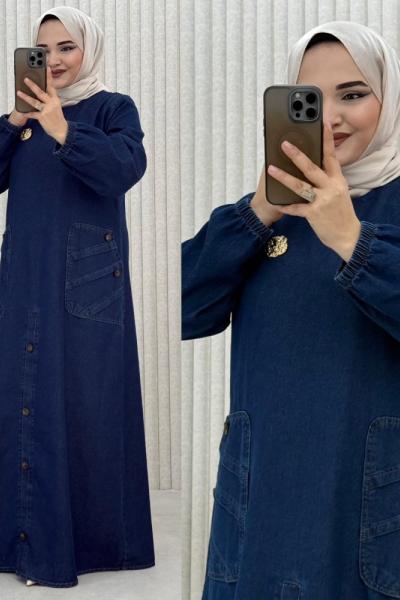 Gülşah Elbise Lacivert