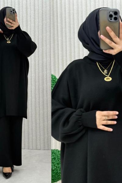 Gülsenem Büyükbeden Takım Siyah