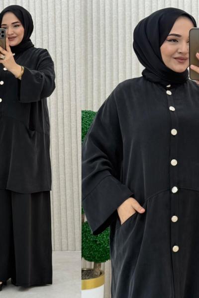 Harem Pantolonlu Takım  Siyah